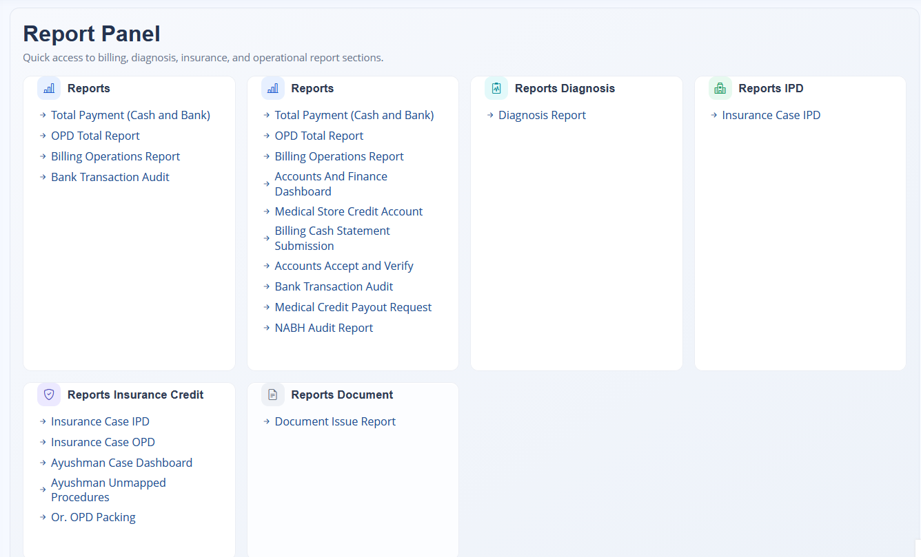 Report Panel